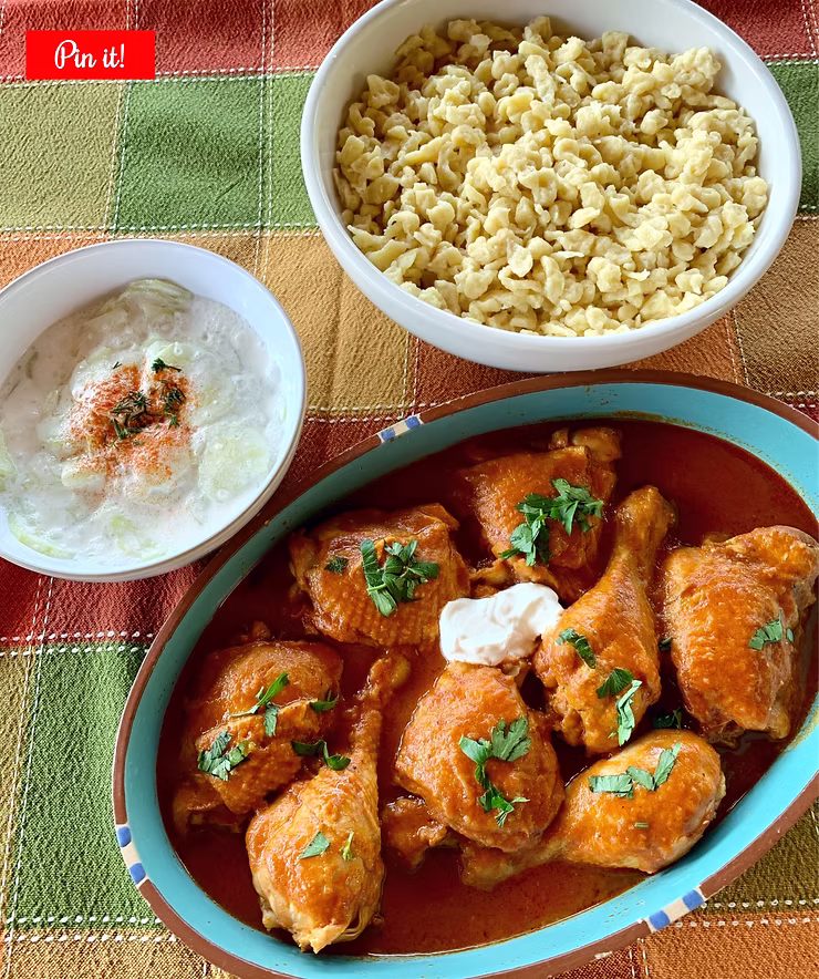 Chicken Paprikás … a Hungarian Classic!