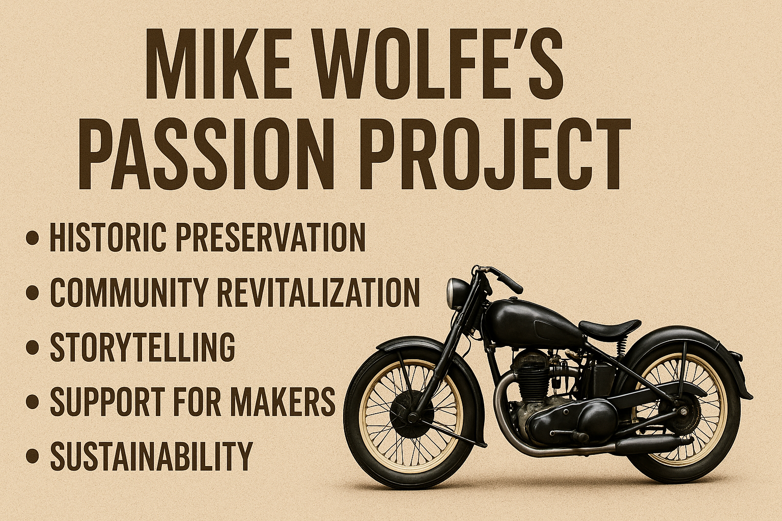 Mike Wolfe Passion Project