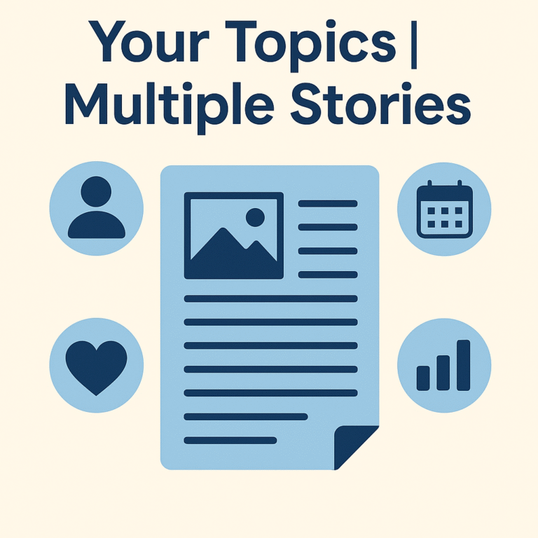 your topics | multiple stories