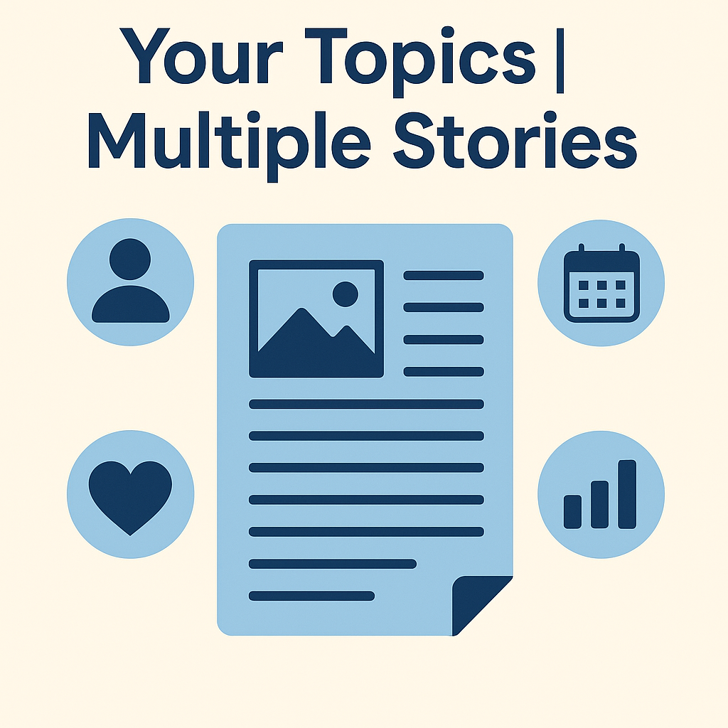 your topics | multiple stories