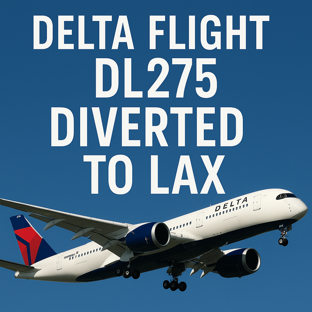 Delta Flight DL275 Diverted lax