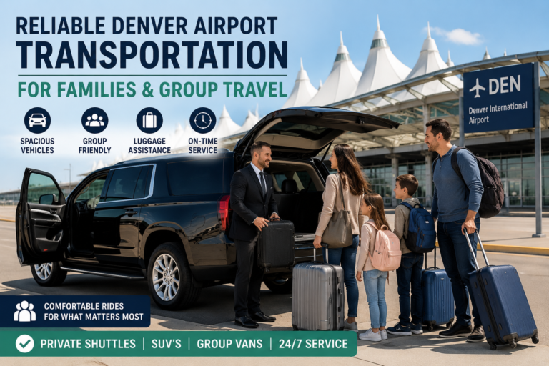 Reliable Denver Airport Transportation for Families and Group Travel