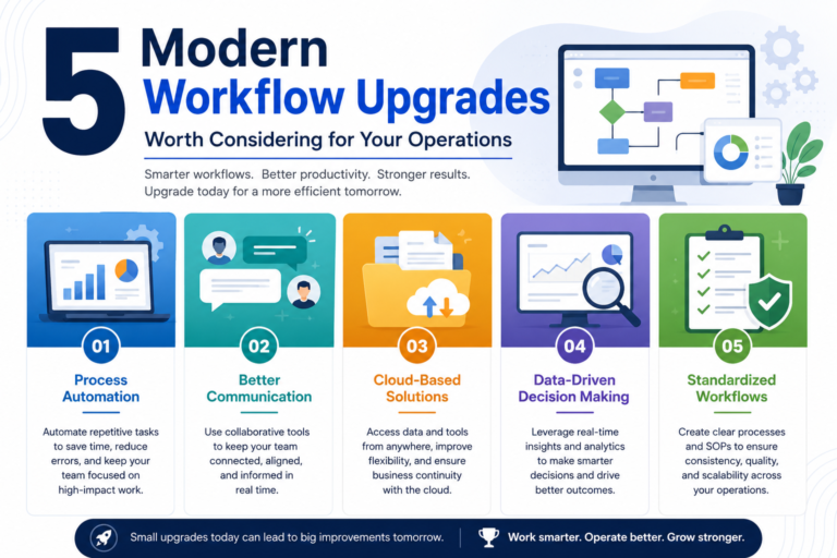 5 Modern Workflow Upgrades Worth Considering for Your Operations