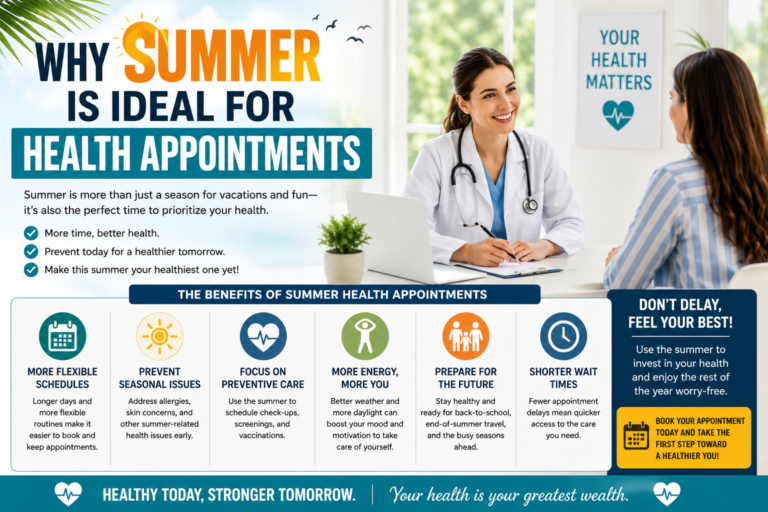 Why Summer Is Ideal for Health Appointments