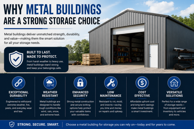 Why Metal Buildings Are a Strong Storage Choice