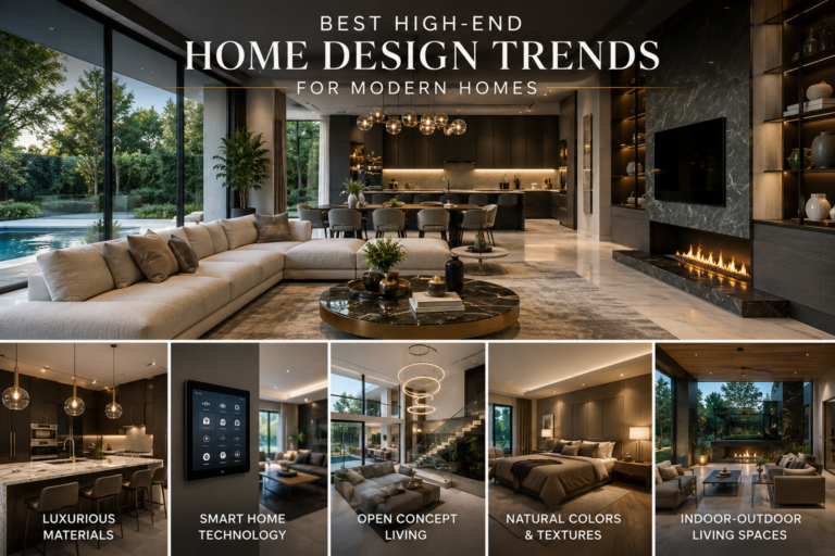 Best High-End Home Design Trends for Modern Homes
