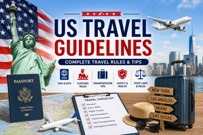 us travel guidelines​