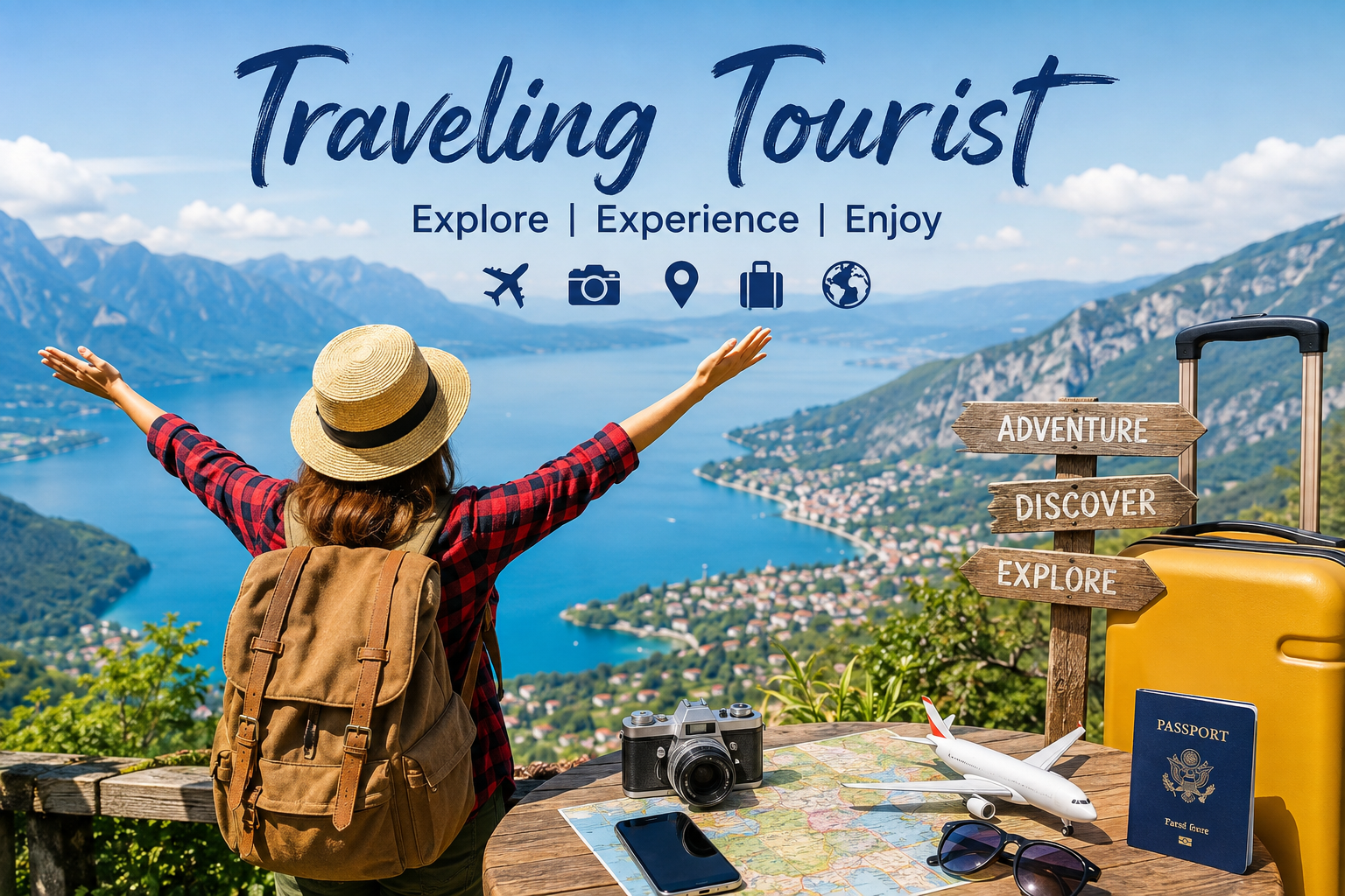 traveling tourist​