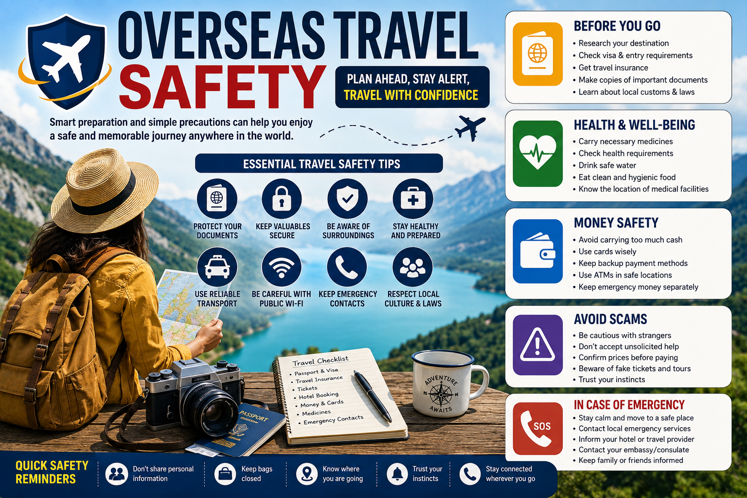 overseas travel safety​