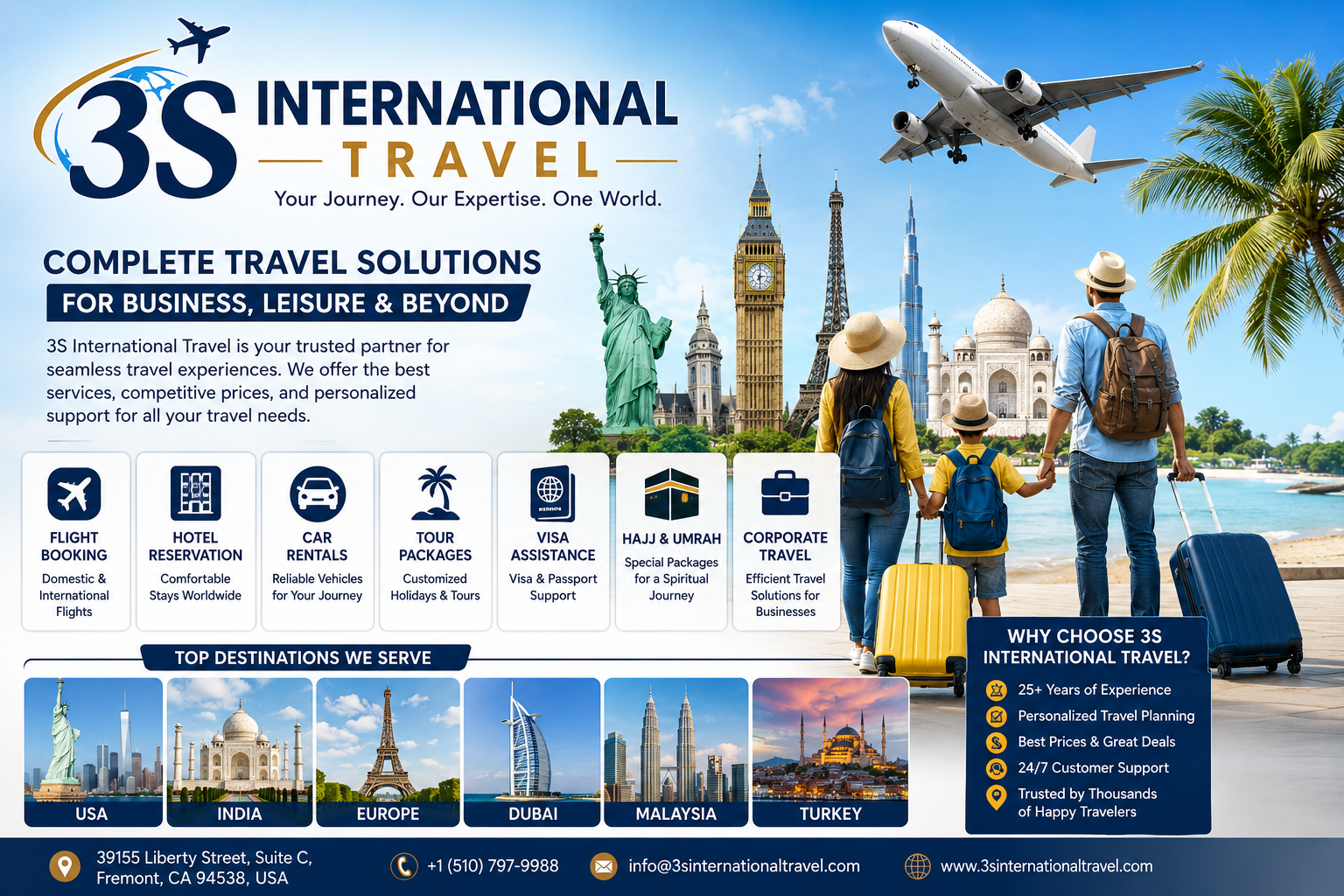 3s international travel​