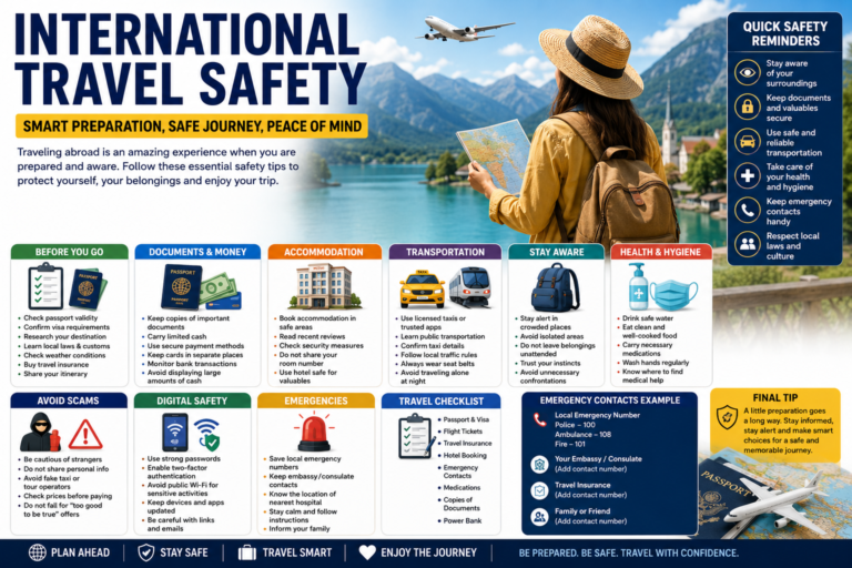 international travel safety​