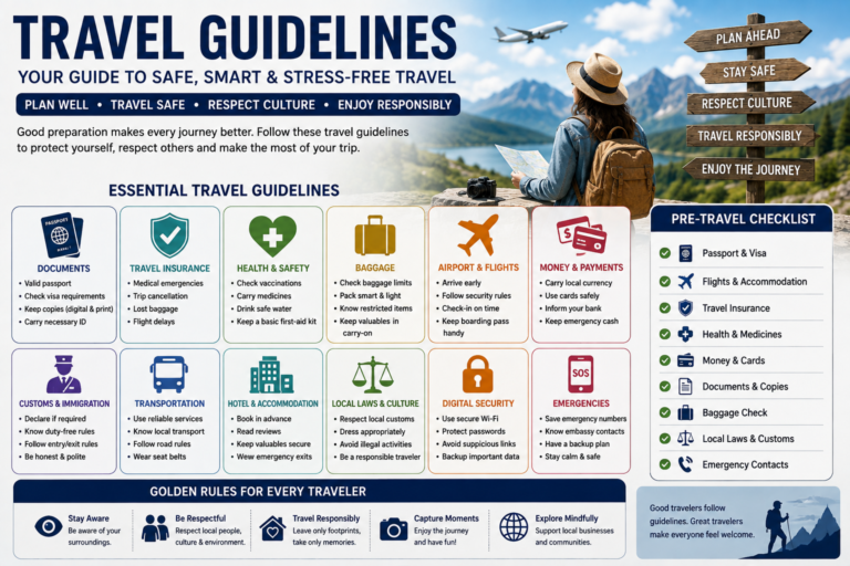 travel guidelines​