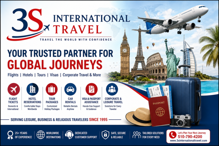 3s international travel​