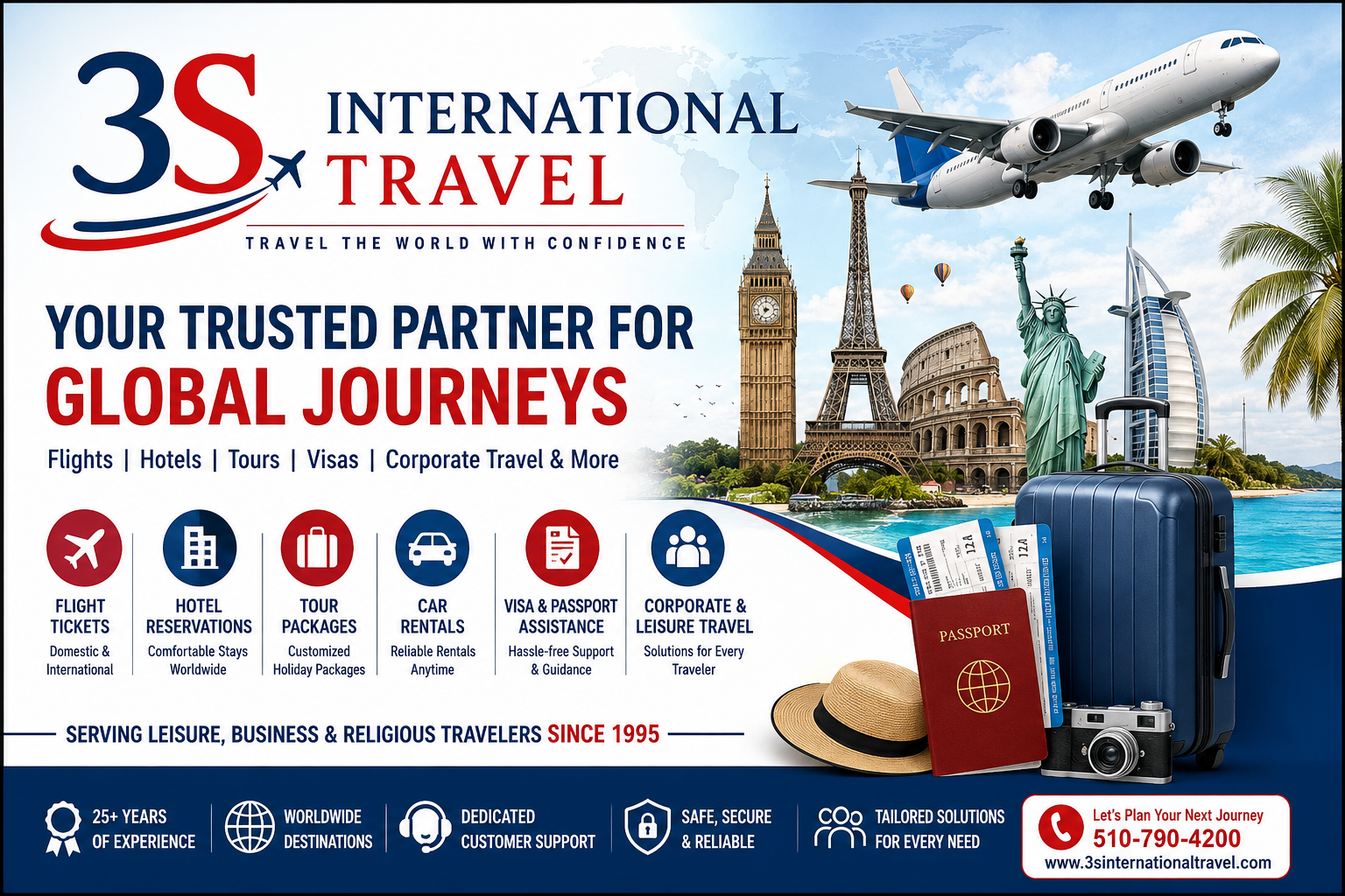 3s international travel​