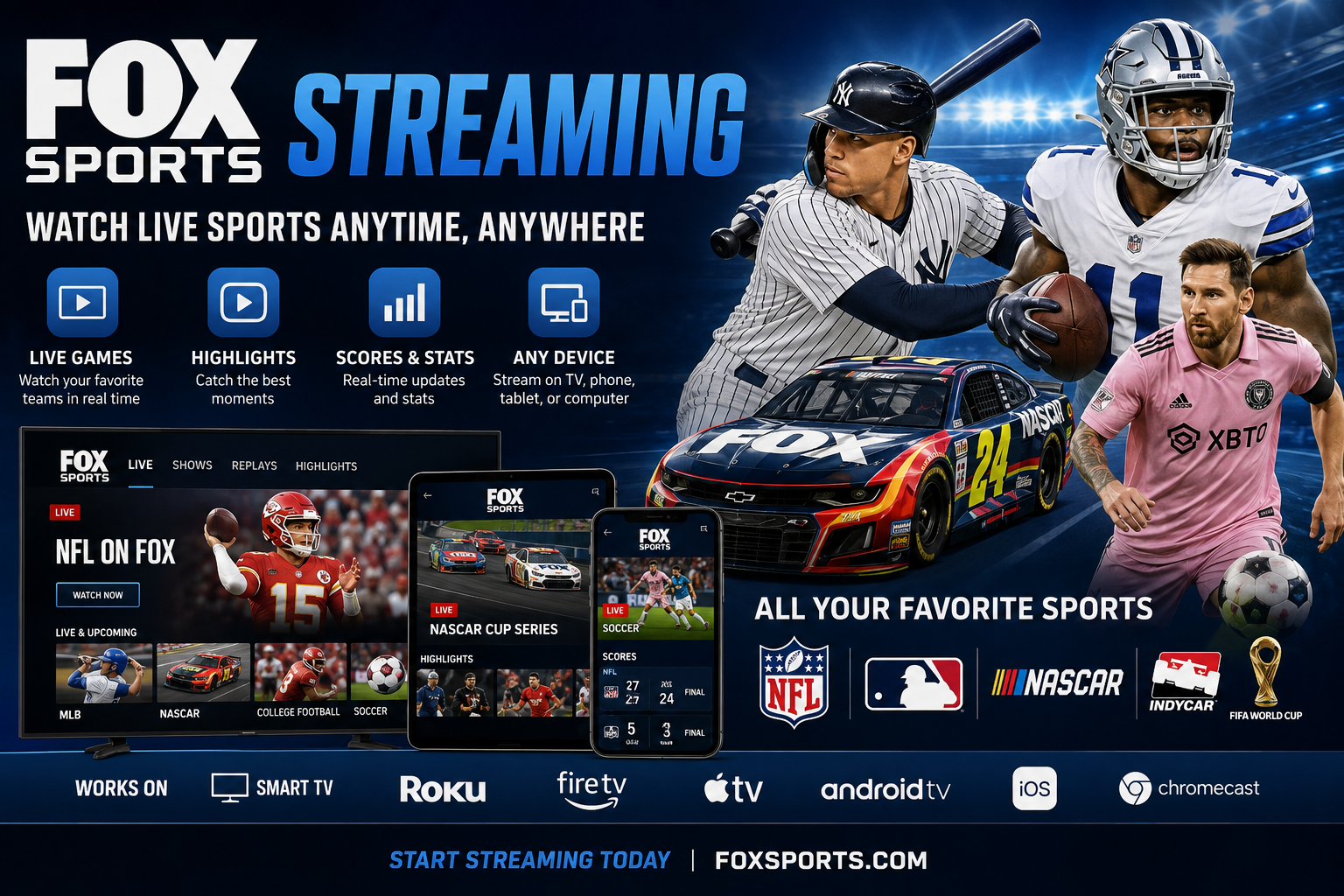 Fox sports streaming