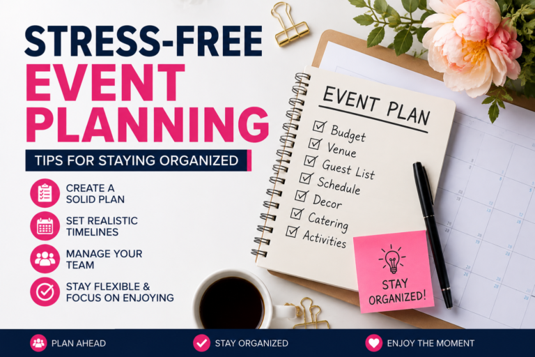 Stress-Free Event Planning: Tips for Staying Organized
