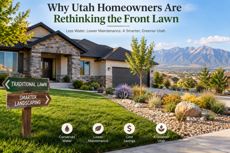 Why Utah Homeowners Are Rethinking the Front Lawn
