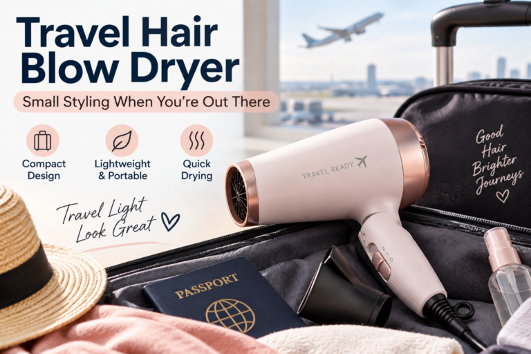 Travel Hair Blow Dryer: Small Styling When You’re Out There