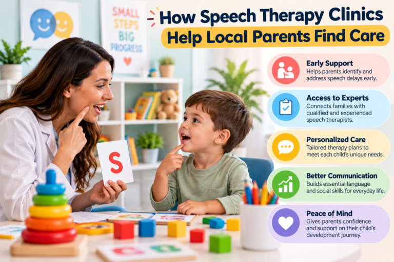 How Speech Therapy Clinics Help Local Parents Find Care
