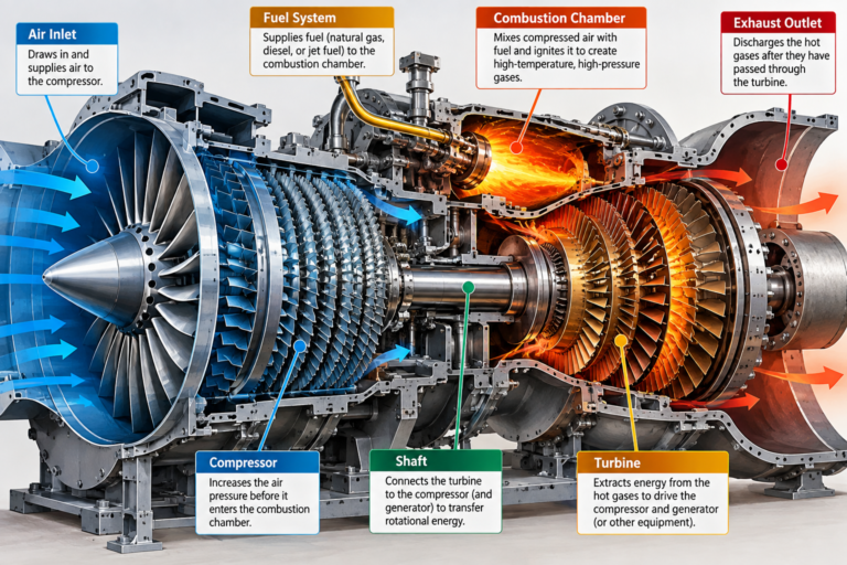 Inside the Turbine: A Guide to Essential Components and Their Functions